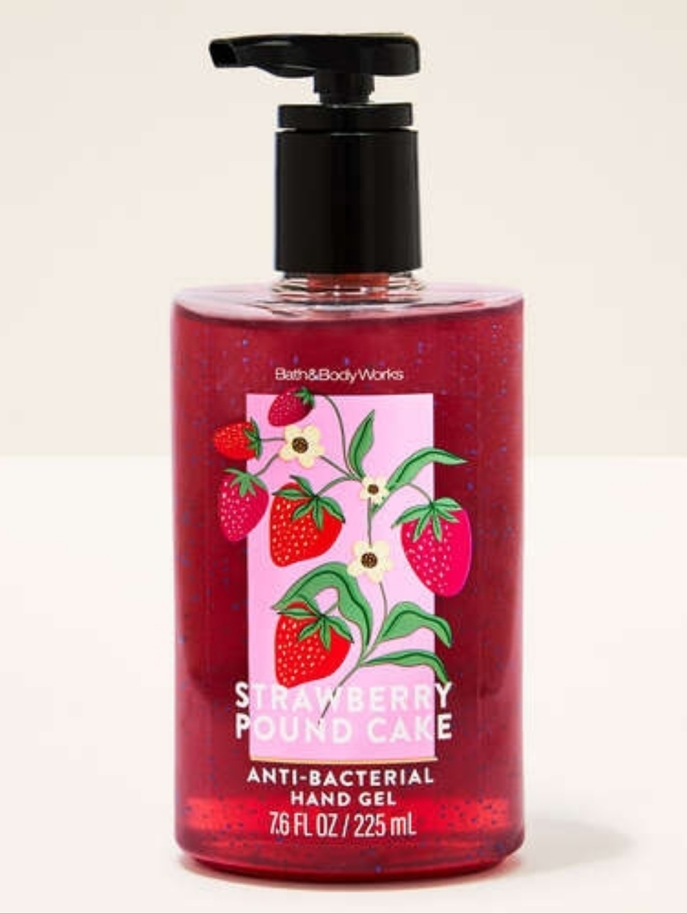 Bundle Of 2 Bath & Body Works Strawberry Pound Cake Hand Sanitizer with Pump